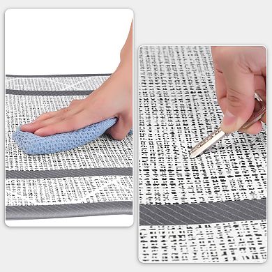 Machine Washable Kitchen Rug, Non-slip Kitchen Runner Rugs Floor Mats 18" X 30" 3pcs