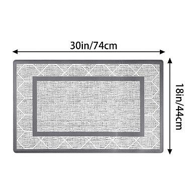 Machine Washable Kitchen Rug, Non-slip Kitchen Runner Rugs Floor Mats 18" X 30" 3pcs