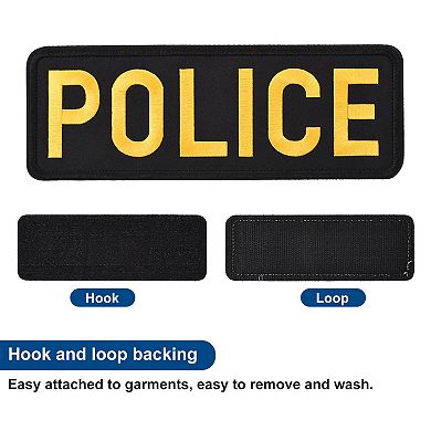 Police Patch With Hook And Loop For Police Vest Clothes Backpacks Hats