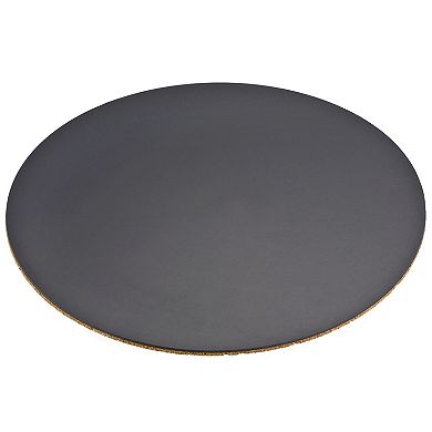 Cork Plant Mat 12" Round Plastic Absorbent Waterproof Coaster Pad For Home Garden Pot