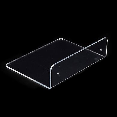 Acrylic Floating Shelf, Floating Wall Mounted Shelves For Bathroom Wall Decoration, Transparent