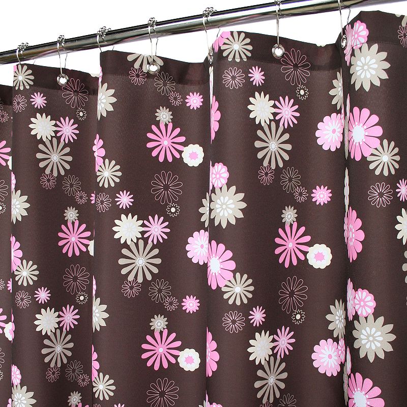 Park B. Smith Starburst Floral Fabric Shower Curtain