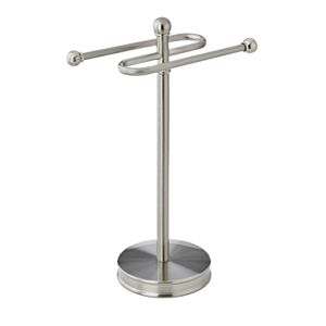 Home Classics® Brushed Nickel Fingertip Towel Stand