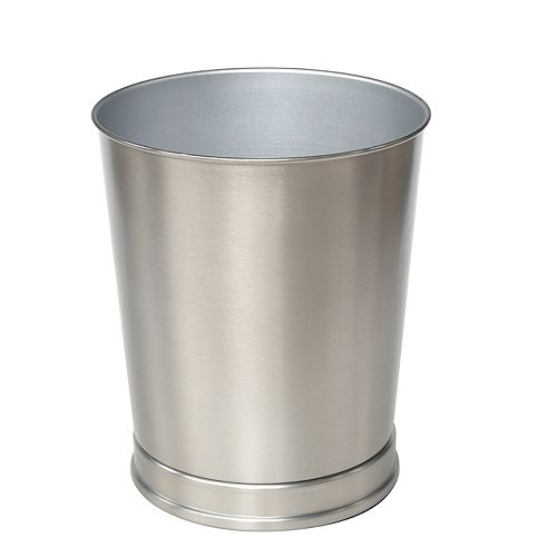 Home Classics® Brushed Nickel Wastebasket