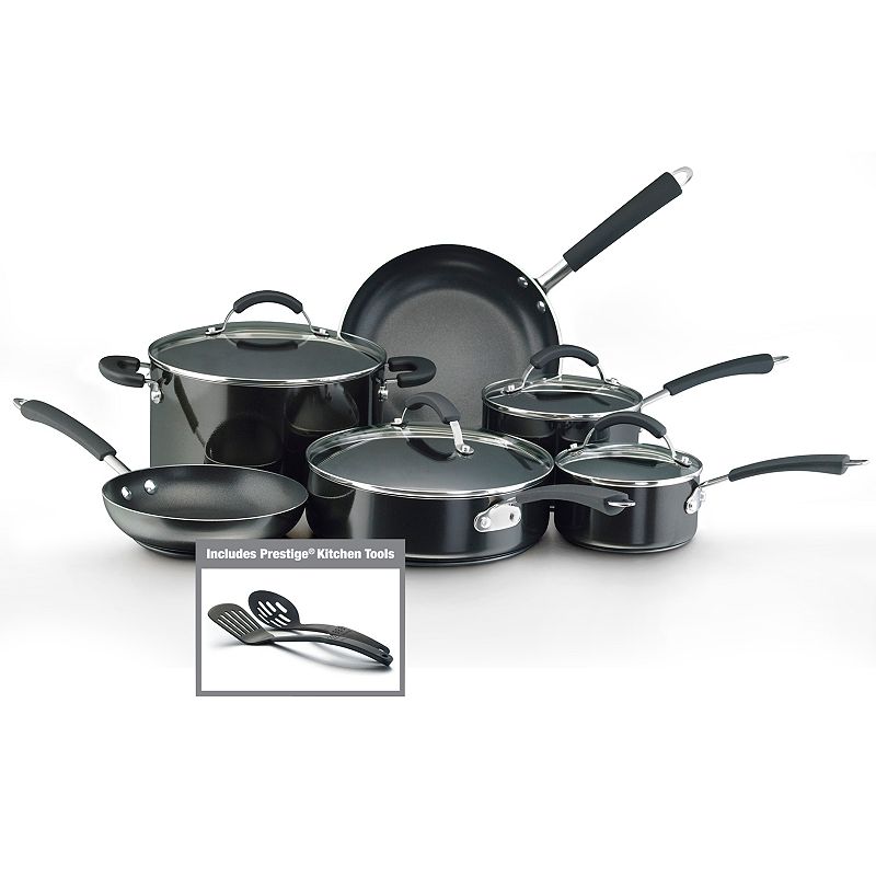 Farberware Millennium 12-pc. Nonstick Cookware Set, Black