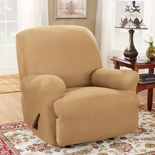 Sure Fit Stretch Suede Recliner Slipcover