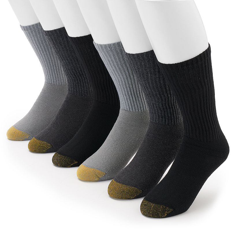 Men's GOLDTOE 6pk. Athletic Crew Socks