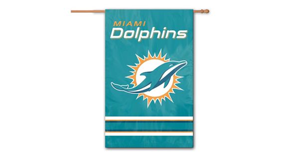 Miami Dolphins Two-Sided Flag