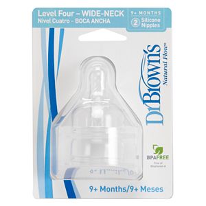 Dr. Brown's Natural Flow 2-pk. Level 4 Wide-Neck Nipples