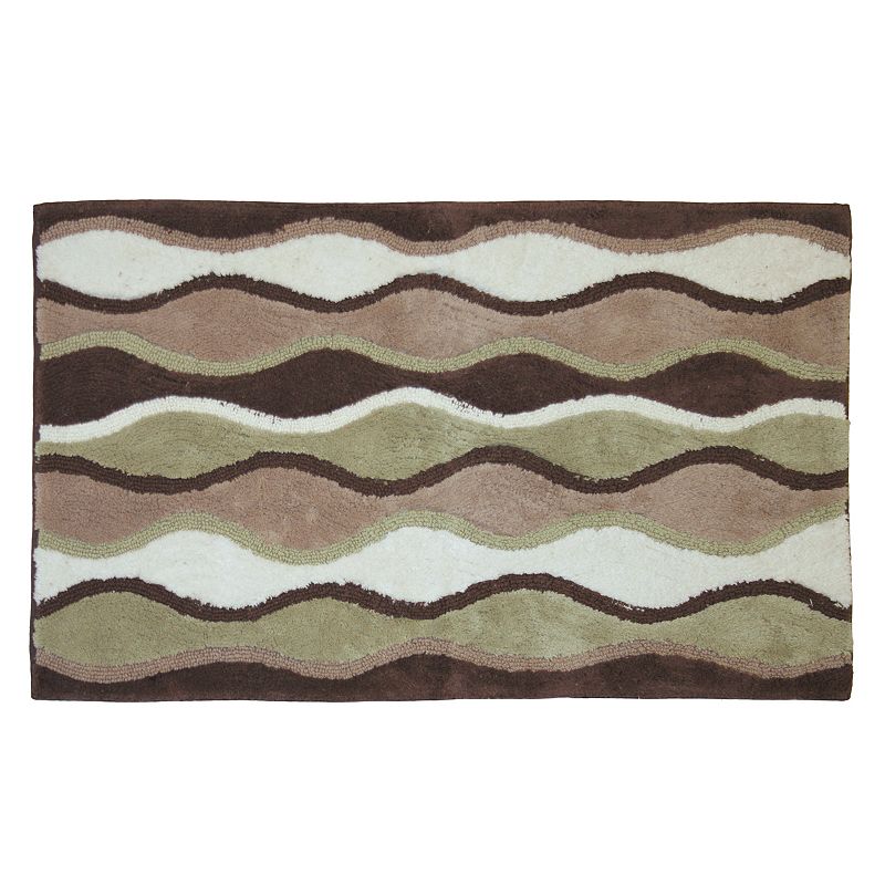 Ultra Spa Magic Plush Ripple Bath Rug 24'' x 40''