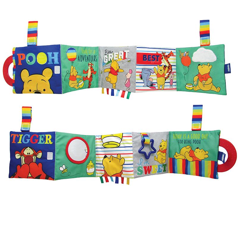 Disney Winnie the Pooh Hello Little Friends Soft Book by Kids Preferred, Multicolor