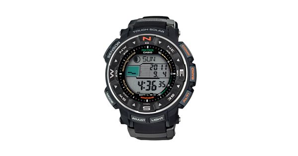 casio men's pro trek prw2500r tough solar digital watch