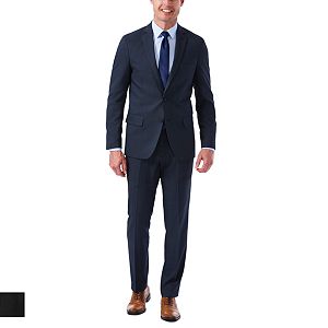 Men's Haggar Slim-Fit Stretch Melange Gabardine Suit Separates