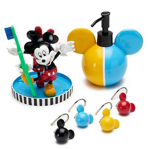 Disney's Mickey & Minnie Mouse Bath Accessories Collection by Jumping Beans®