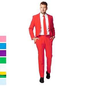 Men's OppoSuits Slim-Fit Solid Suit & Tie Collection
