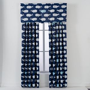 Half Moon Whale Window Treatment Collection