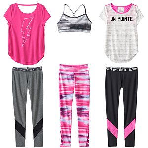 Girls 7-16 SO® Performance Active Mix & Match Outfits