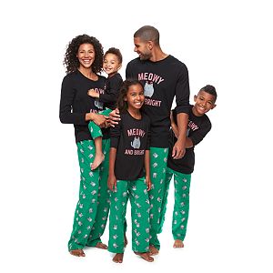 Jammies For Your Families Holiday Cat Pajamas