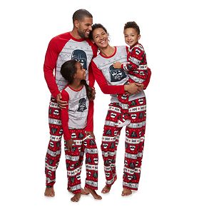 Jammies For Your Families Star Wars Darth Vader & Stormtrooper Fairisle Pajamas