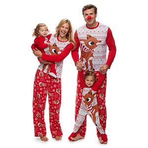 Jammies For Your Families Rudolph The Red Nosed Reindeer Pajamas
