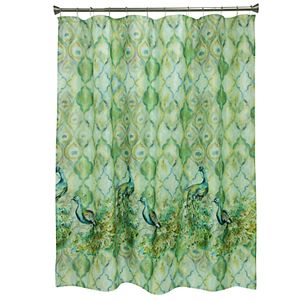 Bacova Peacock Shower Curtain Collection