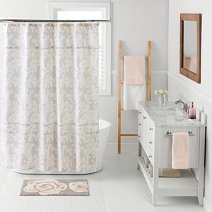 LC Lauren Conrad Pale Blossom Shower Curtain Collection