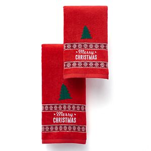 St. Nicholas Square® Merry Christmas Bath Towel Collection