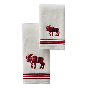 St. Nicholas Square® Plaid Moose Bath Towel Collection