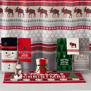 St. Nicholas Square® Through the Woods Christmas Shower Curtain Collection
