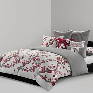 N Natori Cherry Blossom Duvet Cover Collection