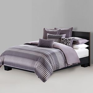 N Natori Abstract Stripe Duvet Cover Collection