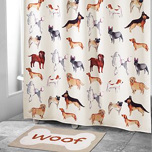 Avanti Dogs On Parade Shower Curtain Collection