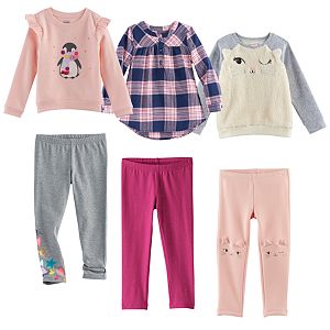 Toddler Girl Jumping Beans® Mix & Match Outfits