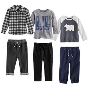 Baby Boy Jumping Beans® Fall Mix & Match Outfits