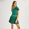 Women's FLX Pleated Tennis Skort & Polo Top Matching Set