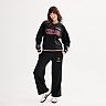 Juniors' Harper & Ivy Tourist V-Neck Fleece Sweatshirt & Sweatpants Matching Set