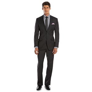 Marc Anthony Slim-Fit Black Wool Suit Separates - Men