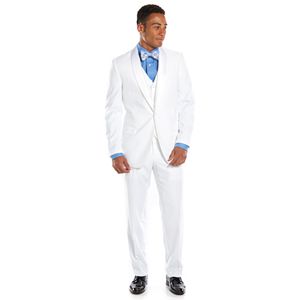 Savile Row Slim-Fit White Tuxedo Separates - Men