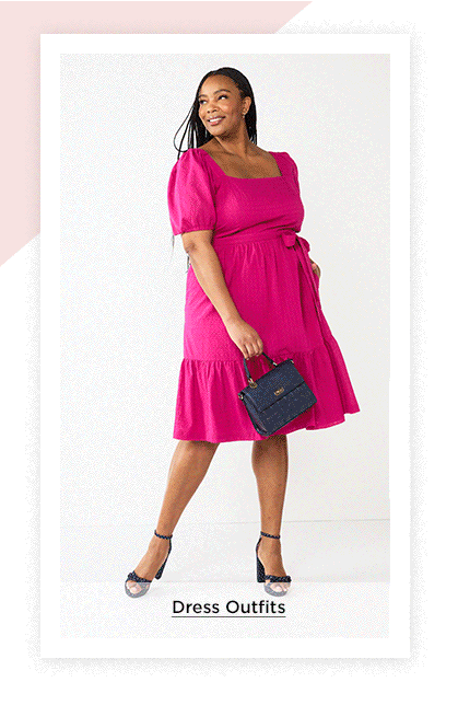 pink plus size outfits