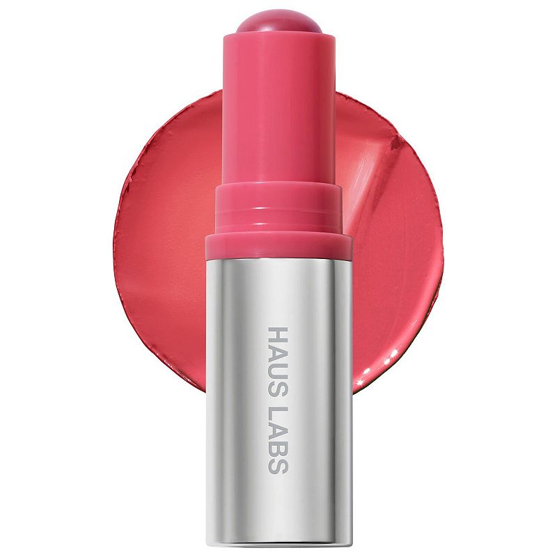 HAUS LABS BY LADY GAGA Color Fuse Longwear Hydrating Glassy Lip + Cheek Blush Balm Stick,