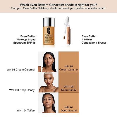 CLINIQUE Even Better All-Over Concealer + Eraser