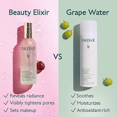 Caudalie Beauty Elixir Prep, Set, Glow Face Mist