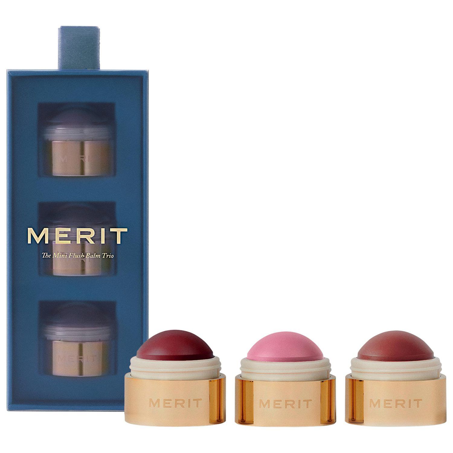 [新品]MERIT クリーム トリオ　3色セット フラッシュバーム ブラッシュ