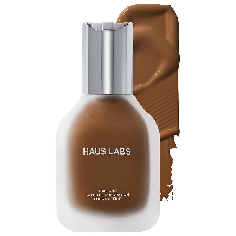 HAUS LABS BY LADY GAGA Triclone Skin Tech Medium Coverage Foundation with Fermented Arnica, Size: 1 FL Oz, 480 Med Deep Neutral
