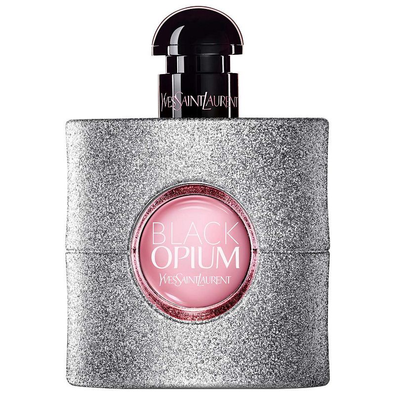 Yves Saint Laurent Black Opium Eau de Parfum Glitter with Marshmallow & Coffee, Size: 1.7 FL Oz
