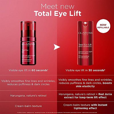 Clarins Total Eye Lift Eye Cream for Firming, Wrinkles, Dark