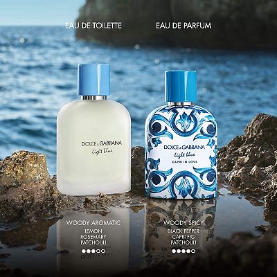 DOLCE&GABBANA Light Blue Pour Homme Eau de Toilette with Lemon