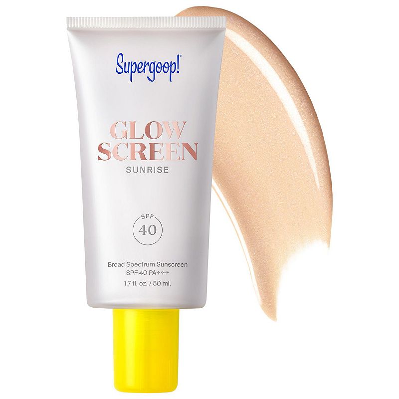 Supergoop! Glowscreen Sunrise Hydrating Glowy Tinted Primer Sunscreen with Hyaluronic Acid + Niacinamide - SPF 40 - 1.7 fl oz