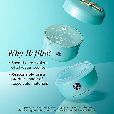Tatcha The Water Cream Oil-Free Pore Minimizing Refillable Moisturizer