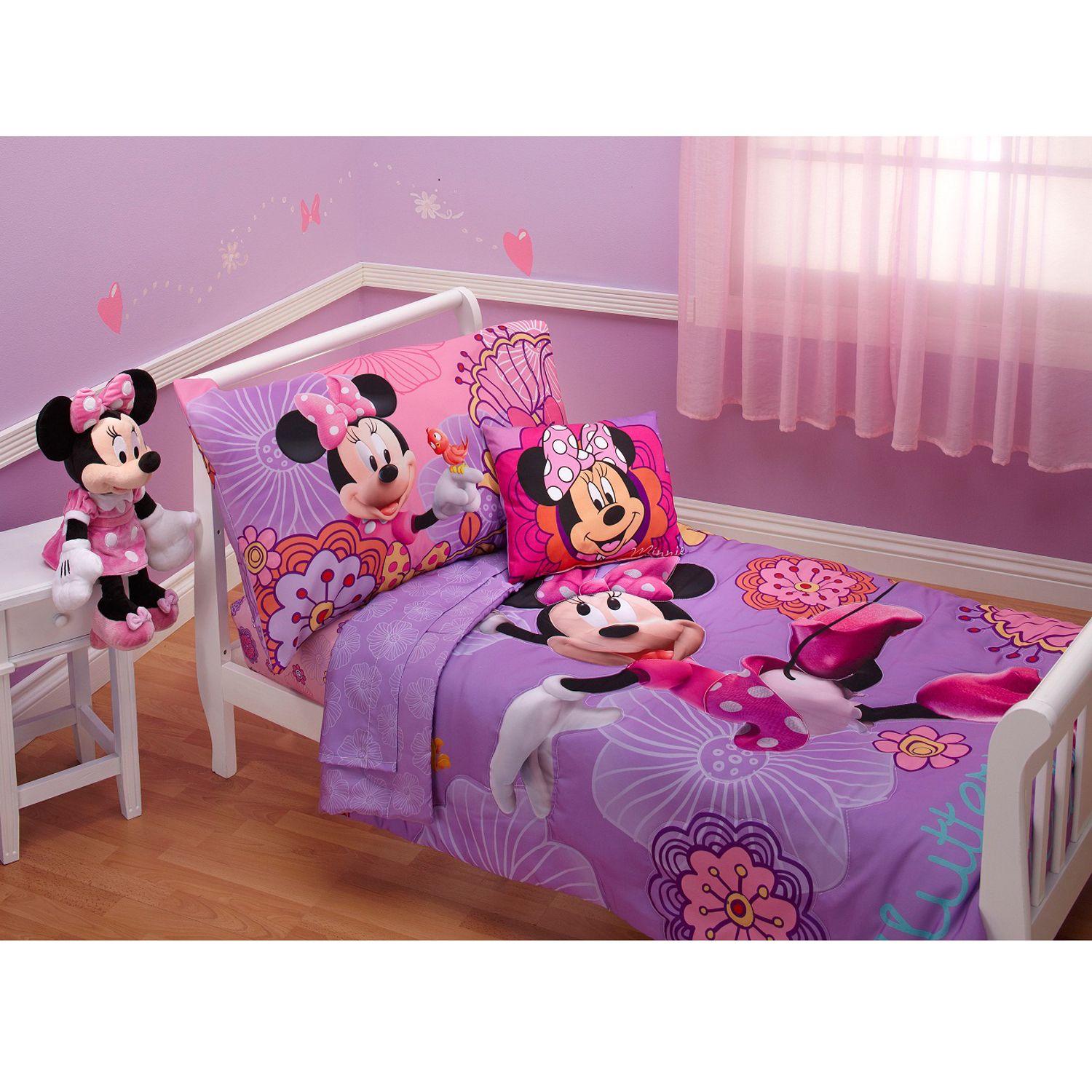 minnie mouse baby comforter set